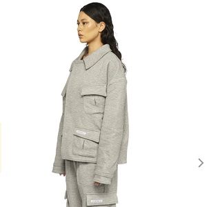 My Mum Made It - Grey Quilted Pocket Jacket